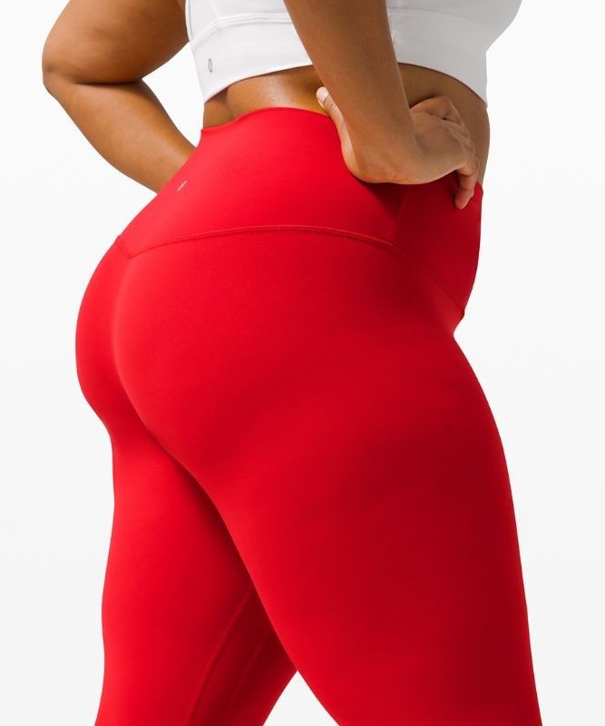 Lululemon Align HR Pant 25 Leggings Dam Mörkröda | KJTF-29485