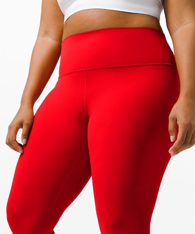 Lululemon Align HR Pant 25 Leggings Dam Mörkröda | KJTF-29485