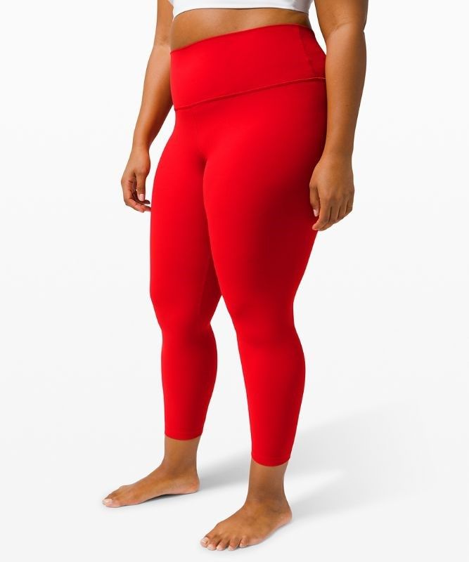 Lululemon Align HR Pant 25 Leggings Dam Mörkröda | KJTF-29485