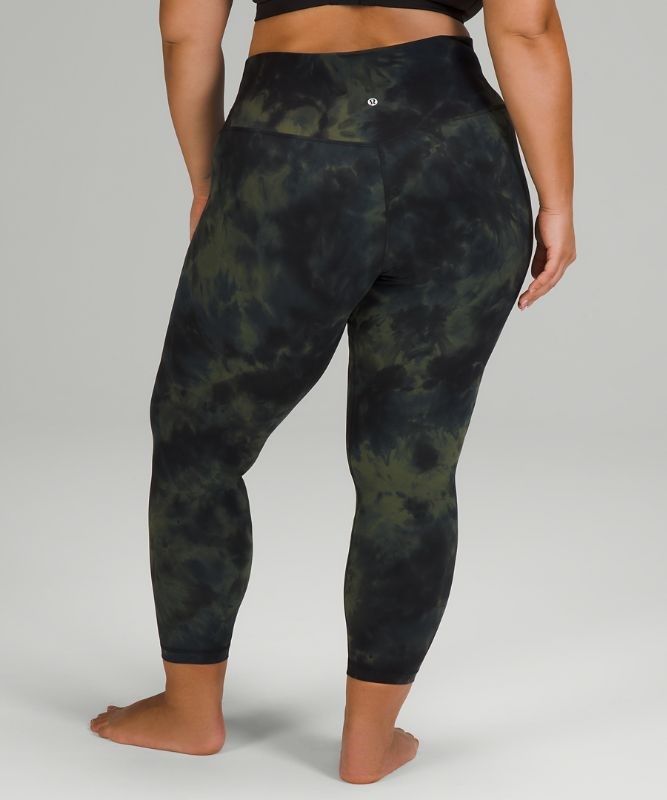 Lululemon Align HR Pant 25 Leggings Dam Mörkgrå Bruna Gröna | JGLU-46981