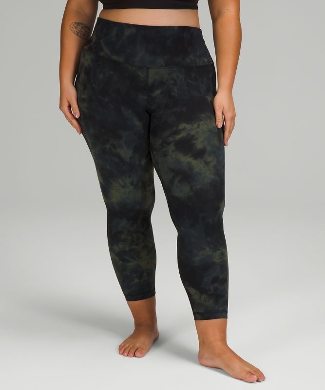 Lululemon Align HR Pant 25 Leggings Dam Mörkgrå Bruna Gröna | JGLU-46981