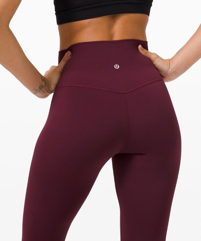 Lululemon Align HR Pant 25 Leggings Dam Cassis | GKVA-79104