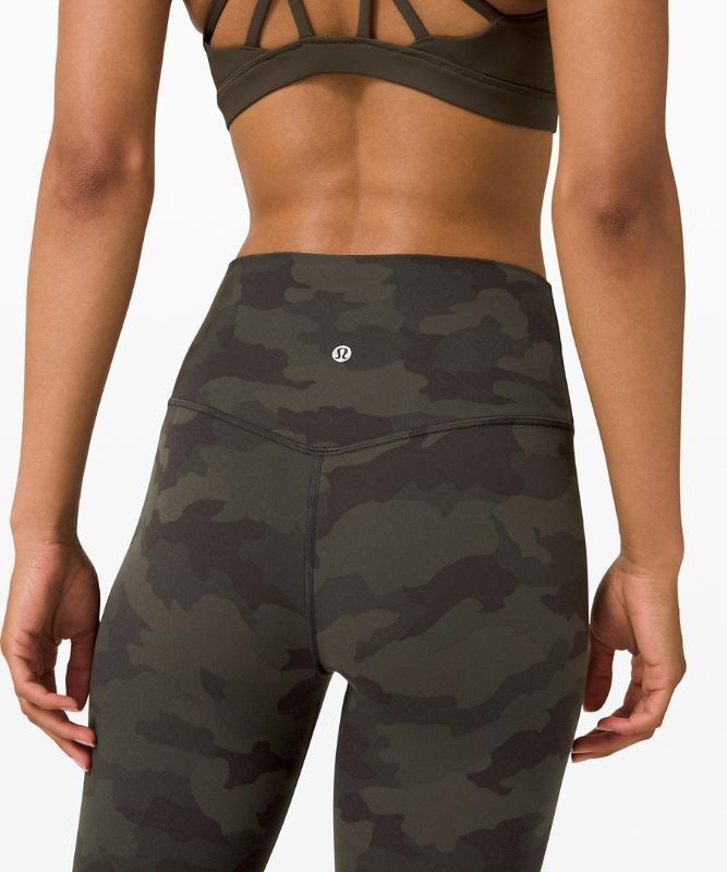Lululemon Align HR Pant 25 Leggings Dam Camo Mörkolivgröna Olika Färger | EUIQ-50241