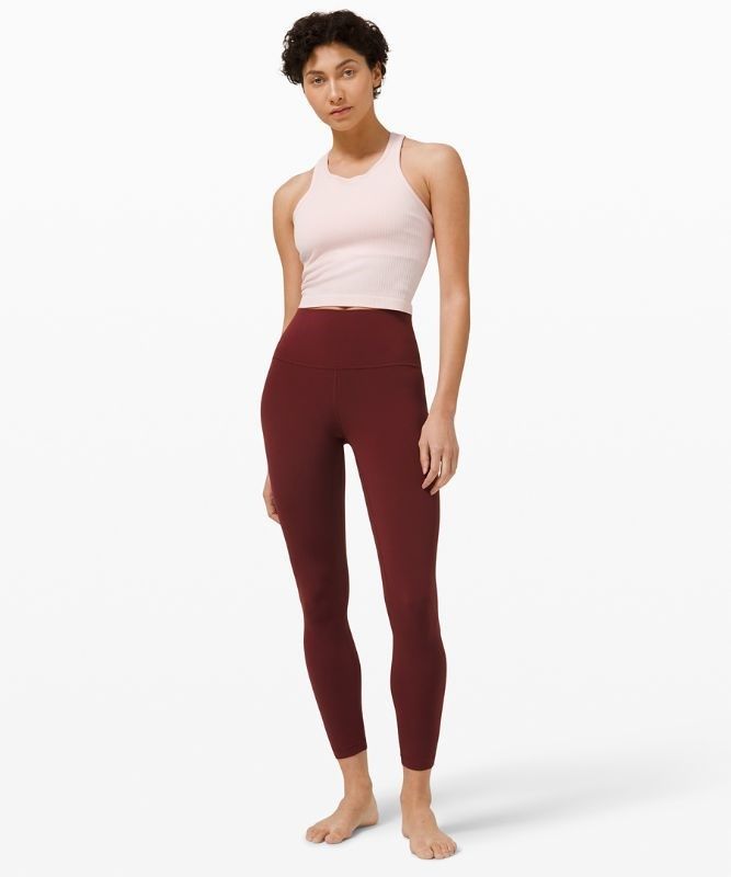 Lululemon Align HR Pant 25 Leggings Dam Röda Vinröda | DZTP-60894