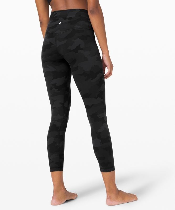 Lululemon Align HR Pant 25 Leggings Dam Camo Svarta Olika Färger | ADHR-08291