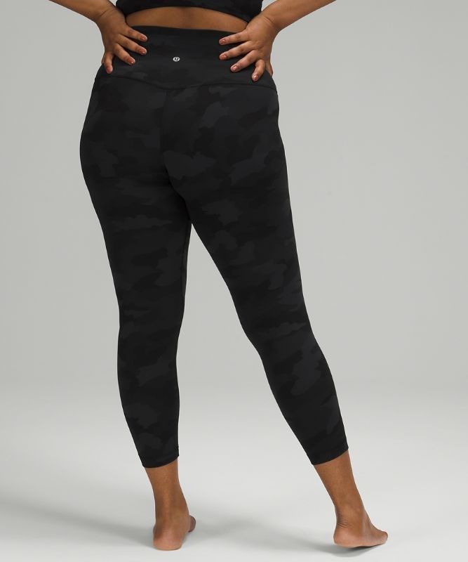 Lululemon Align HR Pant 25 Leggings Dam Camo Svarta Olika Färger | WGRK-81954