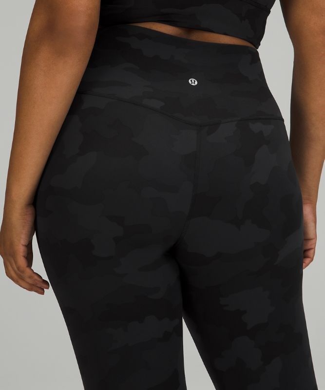 Lululemon Align HR Pant 25 Leggings Dam Camo Svarta Olika Färger | WGRK-81954