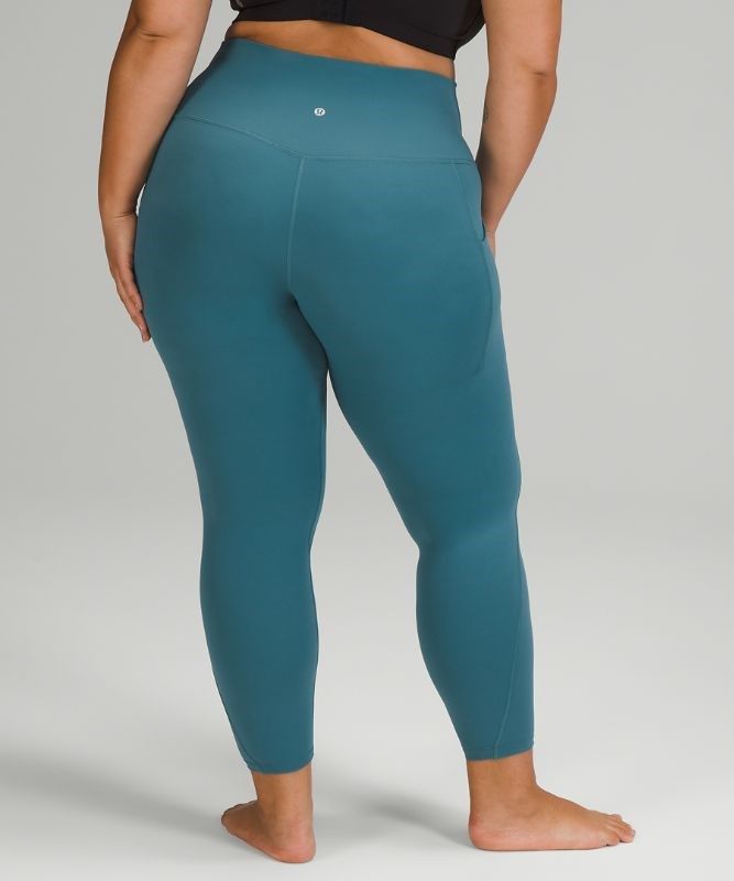 Lululemon Align HR Pant 25 Pockets Leggings Dam Blå | QAPW-62815