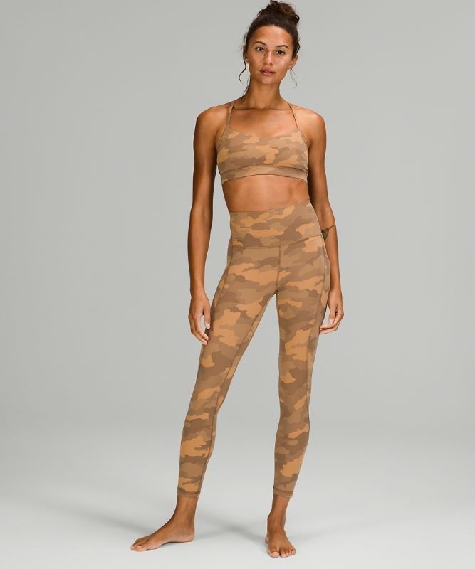 Lululemon Align HR Pant 25 Pockets Leggings Dam Camo Beige Olika Färger | WHRI-80963
