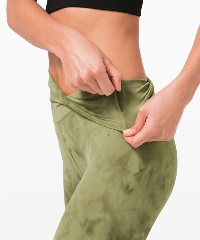 Lululemon Align HR Pant 28 Leggings Dam Gröna Olivgröna | SLBP-72153