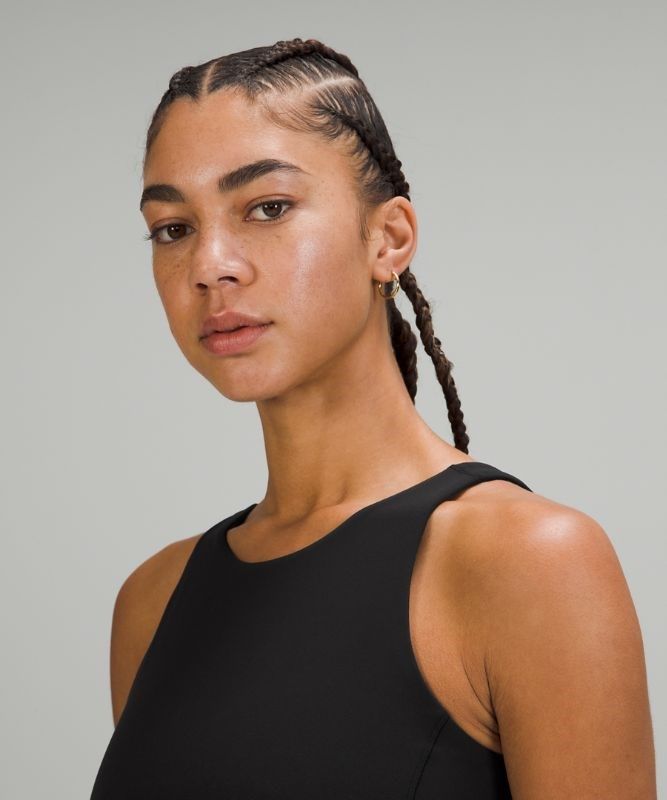 Lululemon Align High-Neck Tank Top Blast Dam Svarta | OYSK-72638