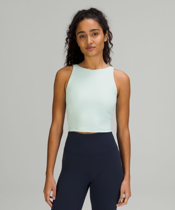 Lululemon Align High-Neck Tank Top Blast Dam Mintgröna | AGHK-30462