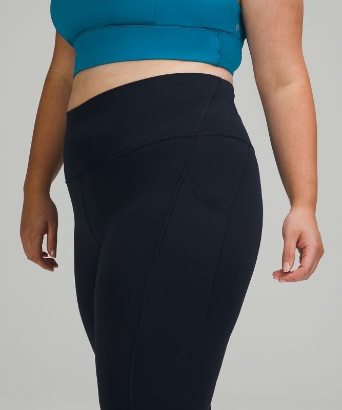 Lululemon Align High-Rise 25 Pockets Leggings Dam Marinblå | AFTC-68530