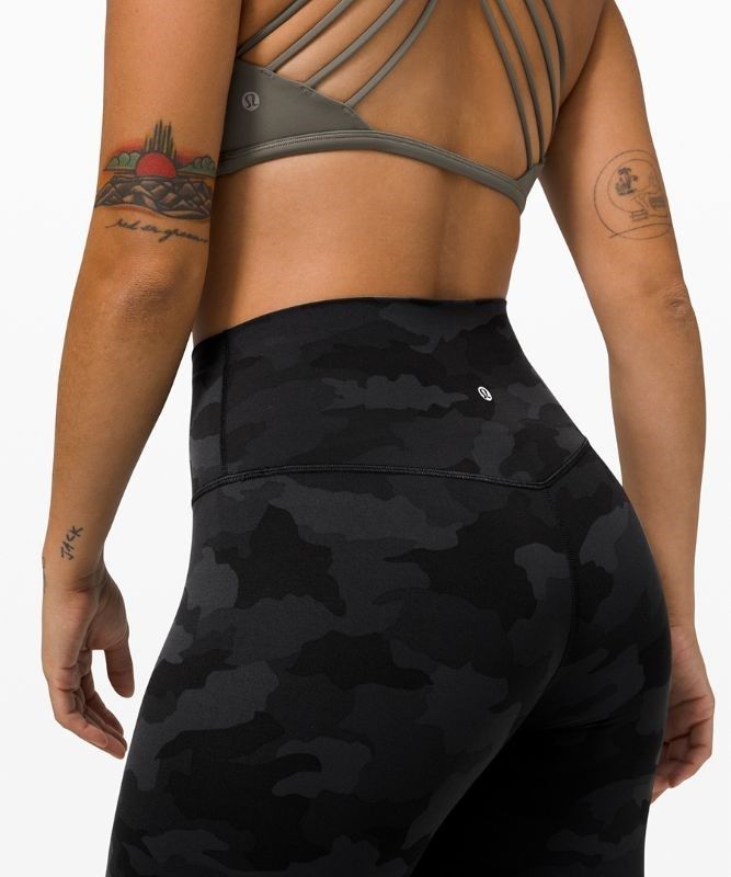 Lululemon Align High-Rise Crop 21 Leggings Dam Camo Svarta Olika Färger | KEDQ-41268