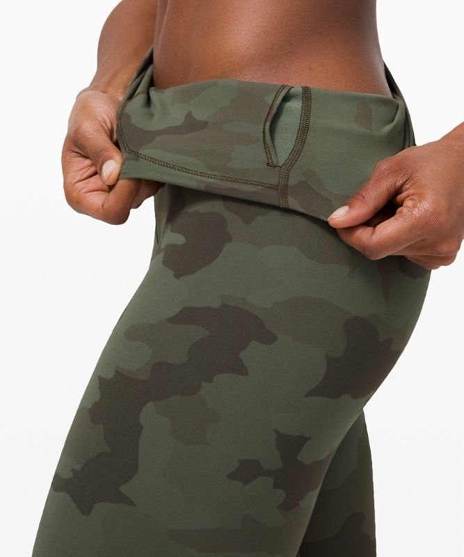 Lululemon Align High-Rise Crop 21 Leggings Dam Camo Gröna Olika Färger | VIYK-87209