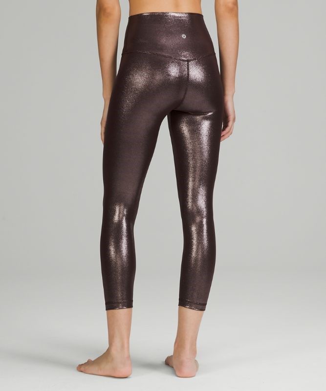 Lululemon Align High-Rise Crop 23 Shine Leggings Dam Olika Färger | WMHV-67394