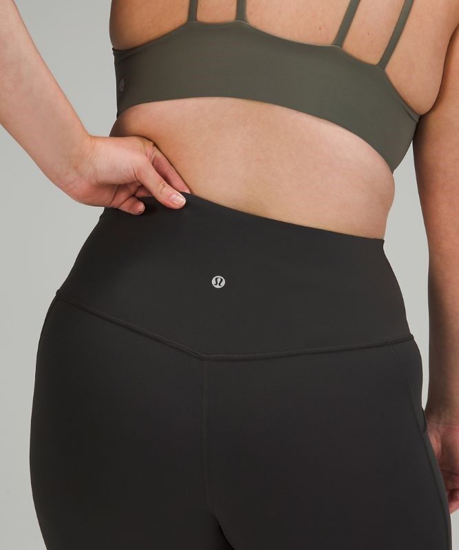 Lululemon Align High-Rise Crop with Pockets 23 Leggings Dam Mörkgrå | DXEA-12435