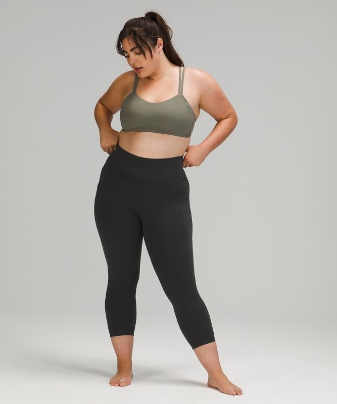 Lululemon Align High-Rise Crop with Pockets 23 Leggings Dam Mörkgrå | DXEA-12435