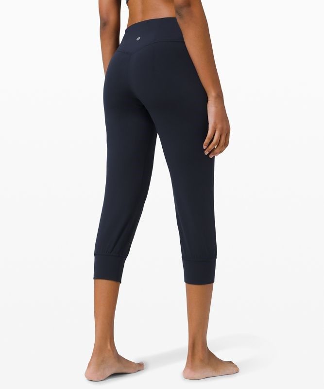 Lululemon Align High-Rise Jogger Crop Byxor Dam Marinblå | RGON-35027