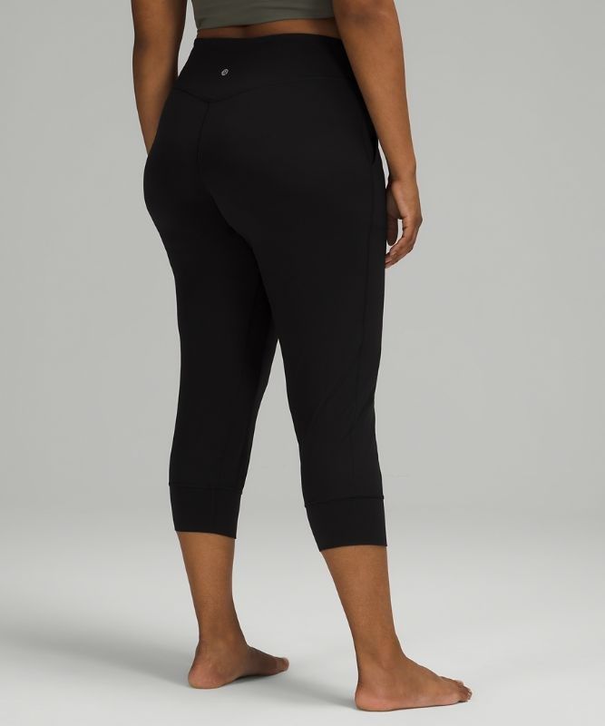 Lululemon Align High-Rise Jogger Crop Byxor Dam Svarta | BVAJ-31549