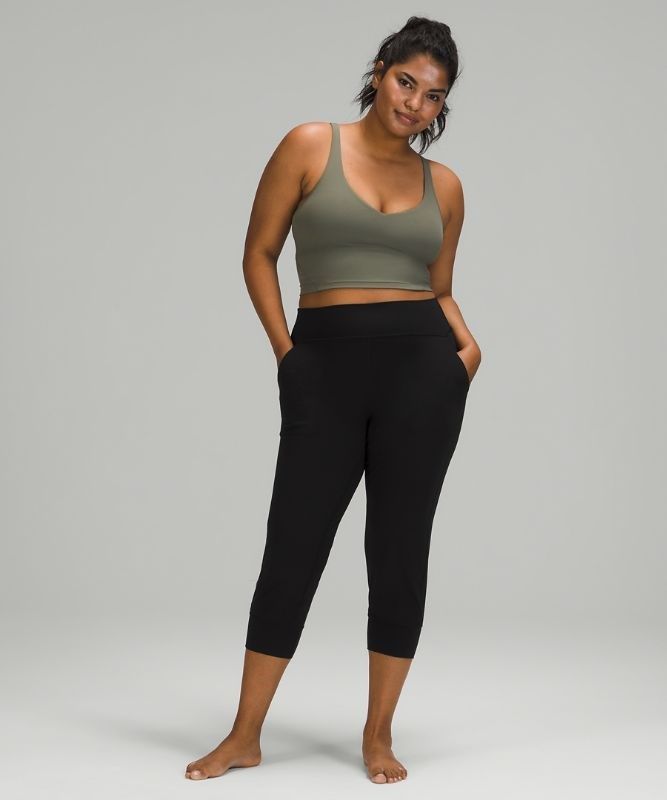 Lululemon Align High-Rise Jogger Crop Byxor Dam Svarta | BVAJ-31549