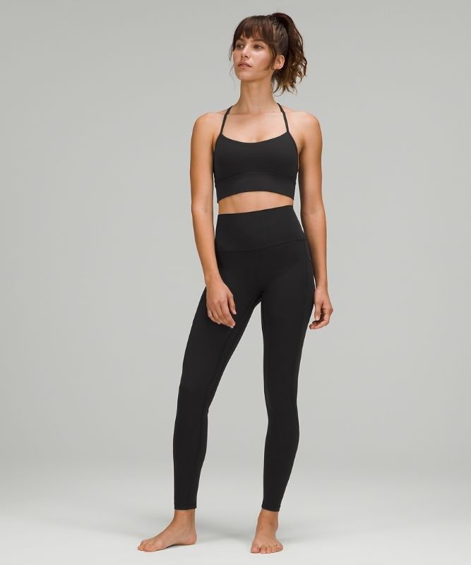 Lululemon Align High-Rise Pant with Pockets 28 Leggings Dam Svarta | KHXS-59180
