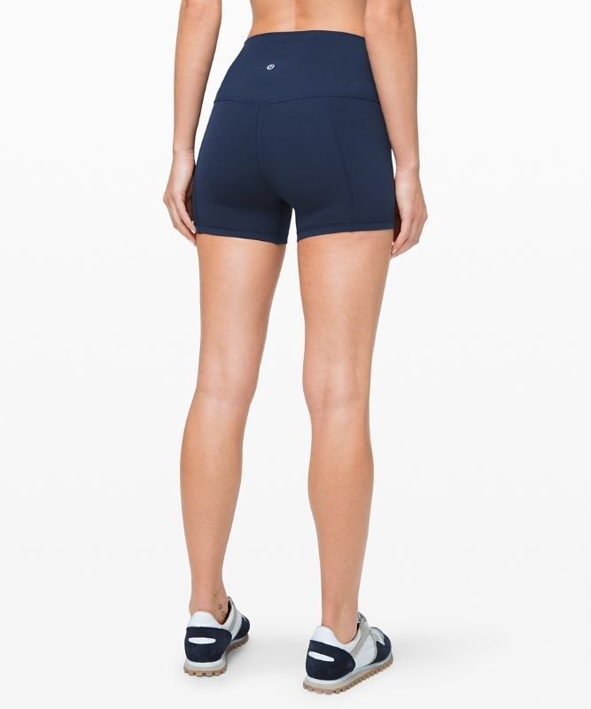 Lululemon Align High-Rise Short 4 Shorts Dam Marinblå | QBZE-47531