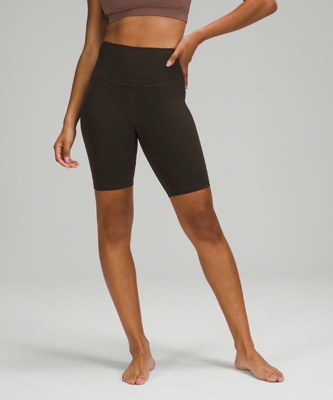 Lululemon Align High-Rise Short 8 Shorts Dam Mörkolivgröna | ZEGF-14652