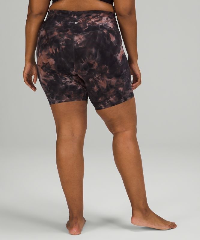 Lululemon Align High-Rise Short 8 Shorts Dam Mörkgrå Rosa | EAVU-07852
