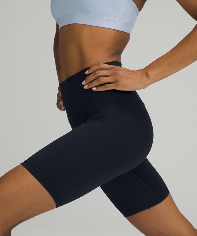 Lululemon Align High-Rise Short 8 Shorts Dam Marinblå | UJPN-75498