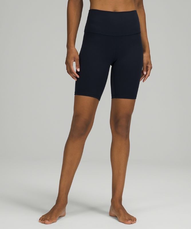 Lululemon Align High-Rise Short 8 Shorts Dam Marinblå | UJPN-75498