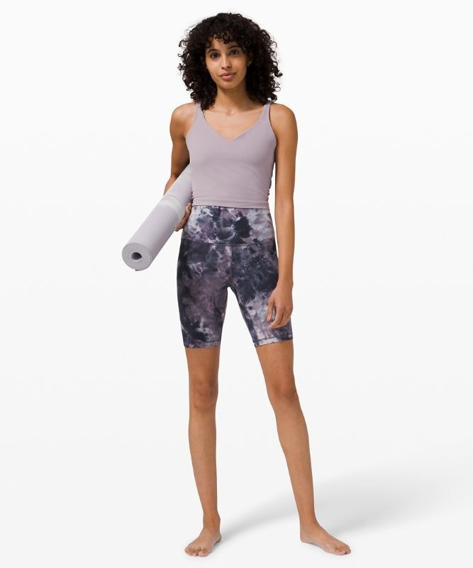 Lululemon Align High-Rise Short 8 Shorts Dam Lila Mörkgrå | THXZ-56928