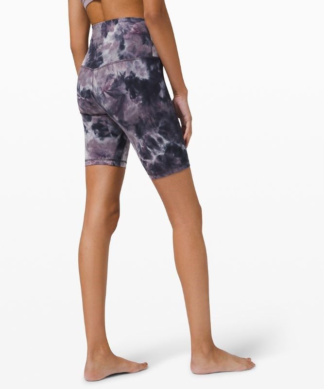 Lululemon Align High-Rise Short 8 Shorts Dam Lila Mörkgrå | THXZ-56928