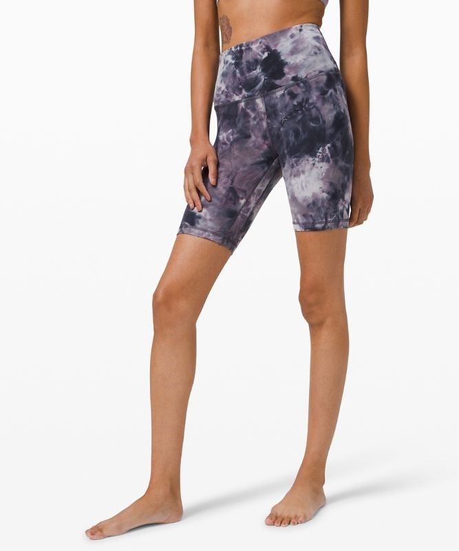 Lululemon Align High-Rise Short 8 Shorts Dam Lila Mörkgrå | THXZ-56928