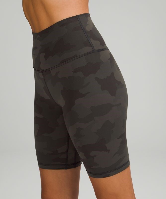 Lululemon Align High-Rise Short 8 Shorts Dam Camo Mörkolivgröna Olika Färger | SVXO-74865