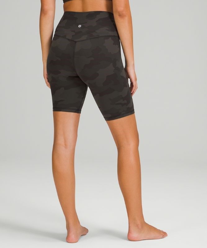 Lululemon Align High-Rise Short 8 Shorts Dam Camo Mörkolivgröna Olika Färger | SVXO-74865