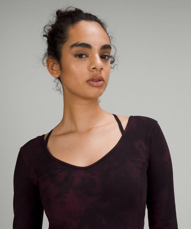 Lululemon Align Long Sleeve Shirt Blast Dam Svarta | JTVU-35176