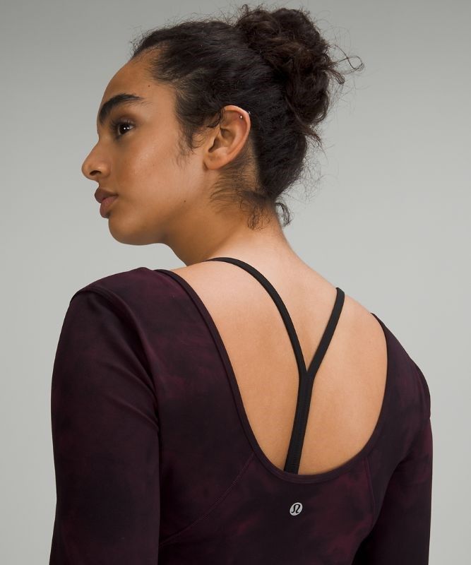 Lululemon Align Long Sleeve Shirt Blast Dam Svarta | JTVU-35176