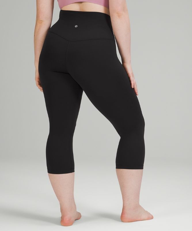 Lululemon Align Super High-Rise Crop 21 Leggings Dam Svarta | MEWC-13729