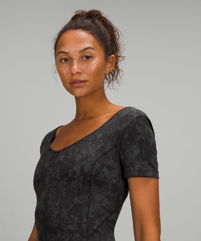 Lululemon Align T-Shirt Blast Dam Camo Svarta Olika Färger | EBZU-81235