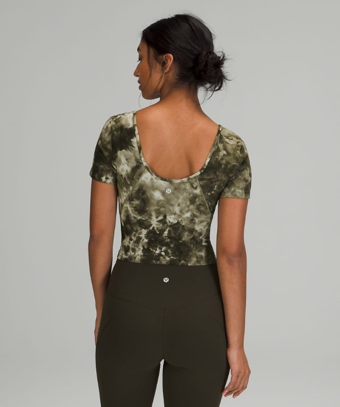 Lululemon Align T-Shirt Blast Dam Ljusolivgröna | AZXO-82064