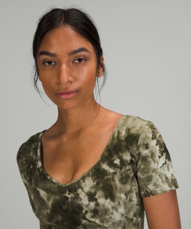 Lululemon Align T-Shirt Blast Dam Ljusolivgröna | AZXO-82064