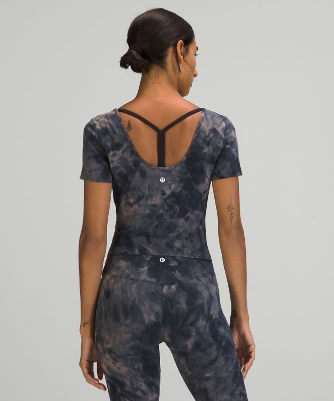 Lululemon Align T-Shirt Blast Dam Marinblå | QFVG-32418