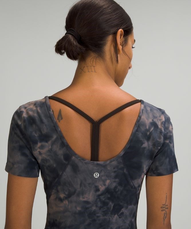 Lululemon Align T-Shirt Blast Dam Marinblå | QFVG-32418