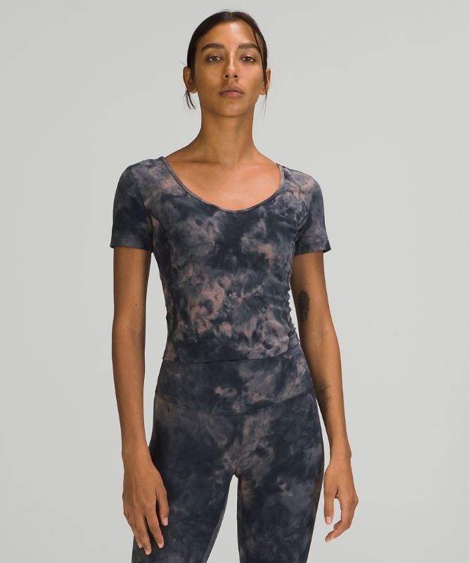 Lululemon Align T-Shirt Blast Dam Marinblå | QFVG-32418