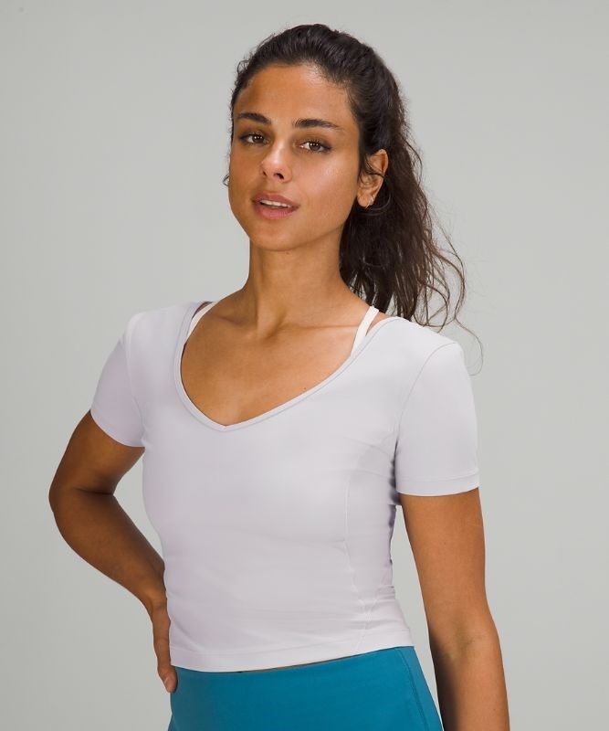 Lululemon Align Tee Blast Dam Chrome | EVWA-68270