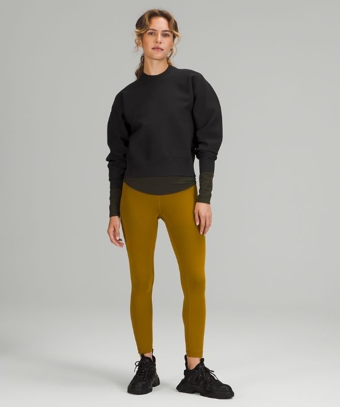 Lululemon AllAround Crewneck Sweater Jumpers Dam Svarta | KRXB-03619