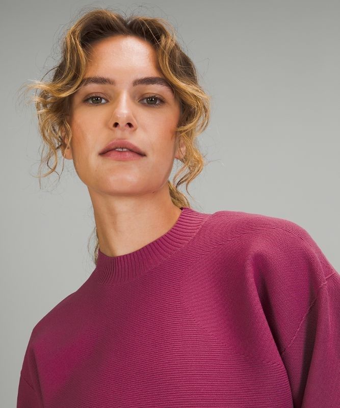 Lululemon AllAround Crewneck Sweater Tröjor Dam Rosa | SJXK-02653