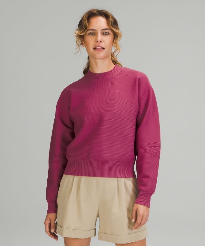 Lululemon AllAround Crewneck Sweater Tröjor Dam Rosa | SJXK-02653