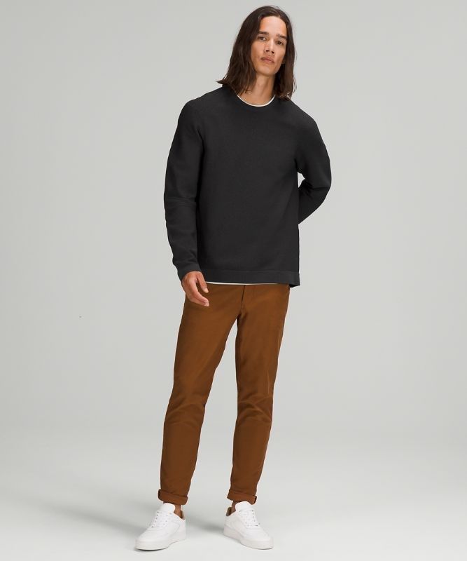 Lululemon AllAround Crewneck Sweater Tröjor Herr Svarta Mörkgrå | DUNO-75613